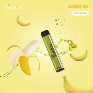 Yuoto xxl banana ice disposable vape 2500 puffs in dubai