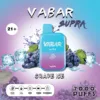 VABAR SUPRA 7000 PUFFS DISPOSABLE Grape Ice