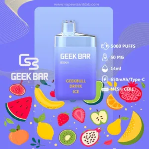 Geek Bar B5000 geekbull drink ice Rechargeable Disposable