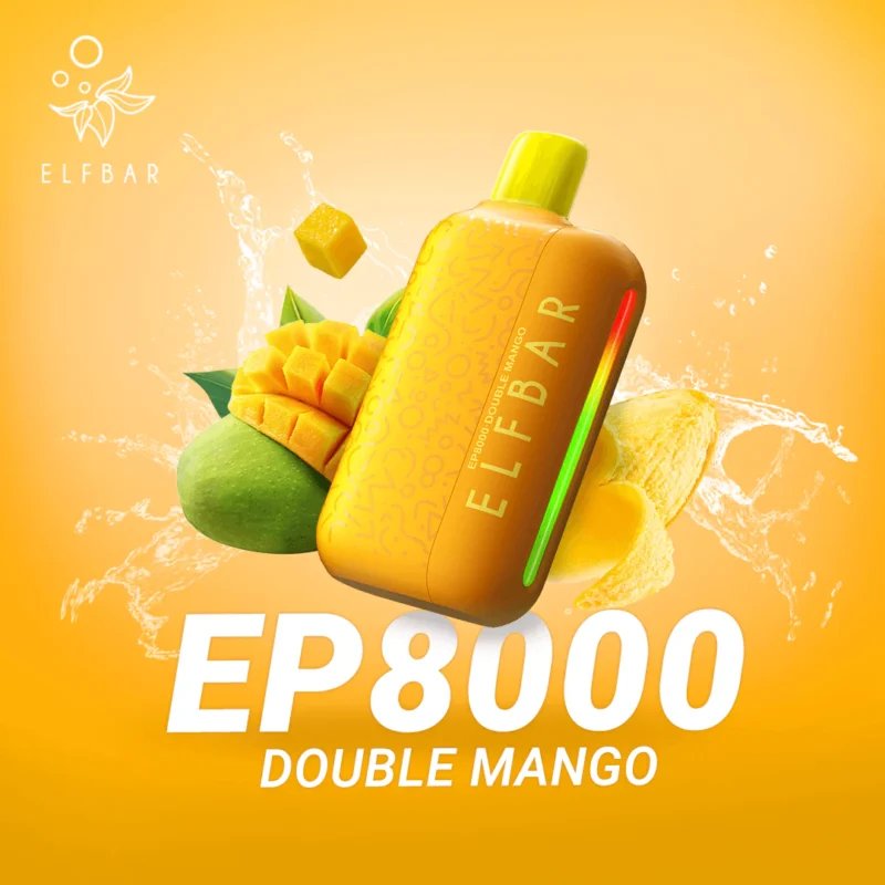 ELFBAR EP8000 PUFFS DOUBLE MANGO