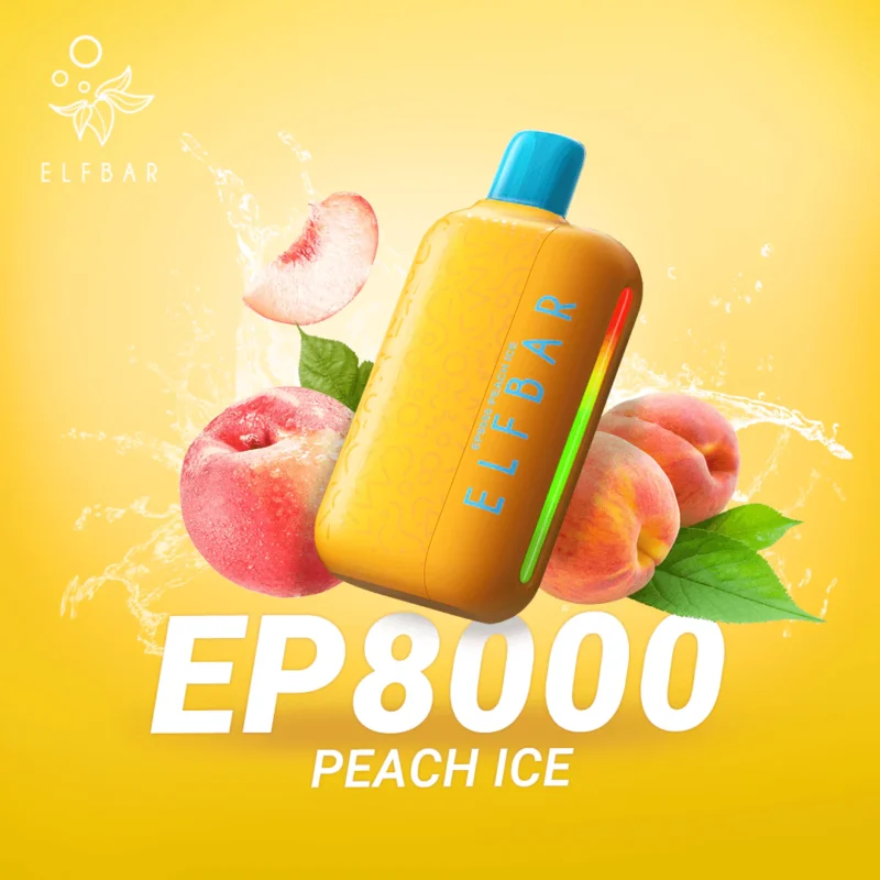 ELFBAR EP8000 PUFFS PEACH ICE